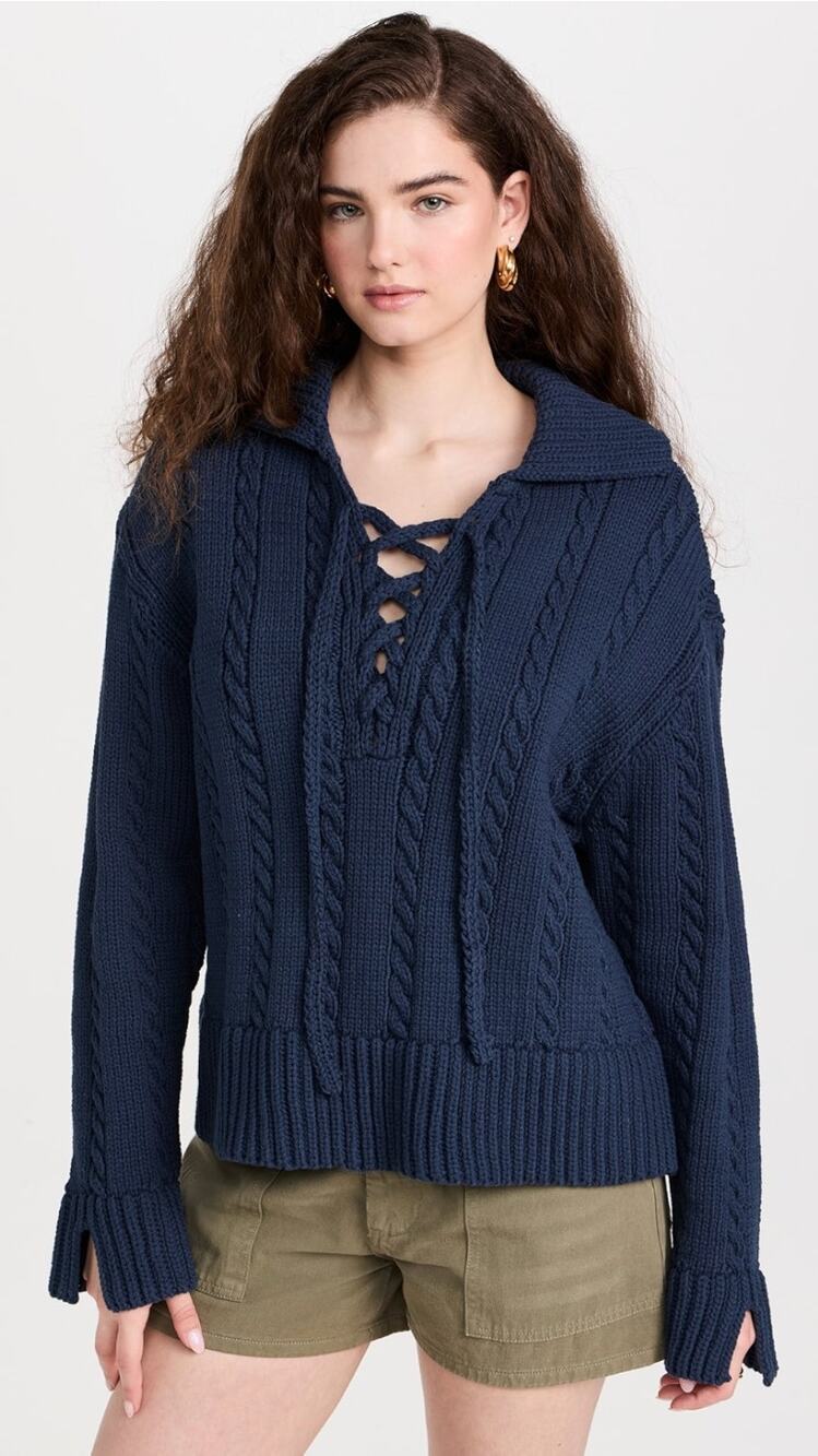 Ciao Lucia Karolin Pullover Sweater in Boat Medium